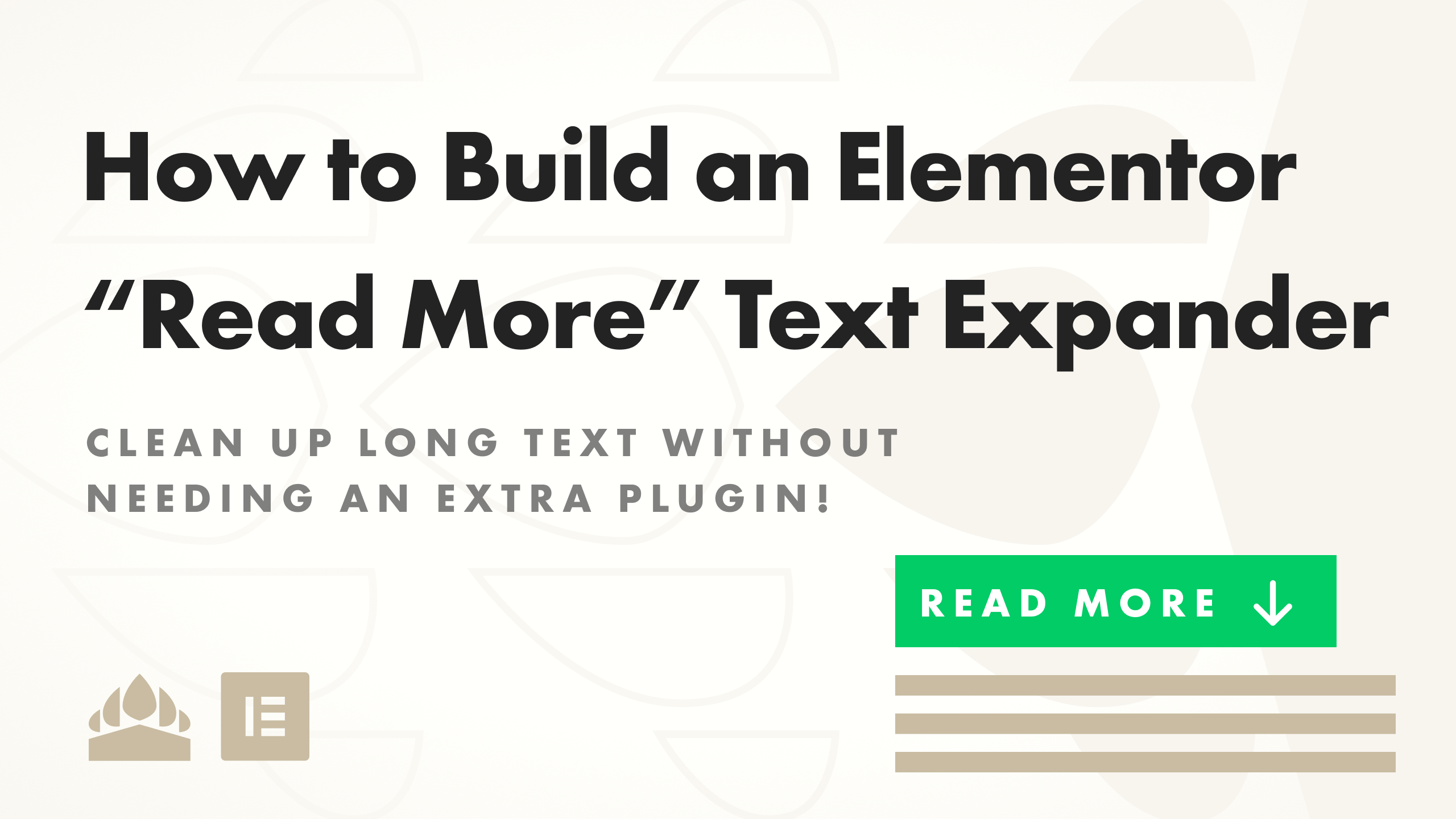 Guide to Elementor 'Read More' text expander tutorial